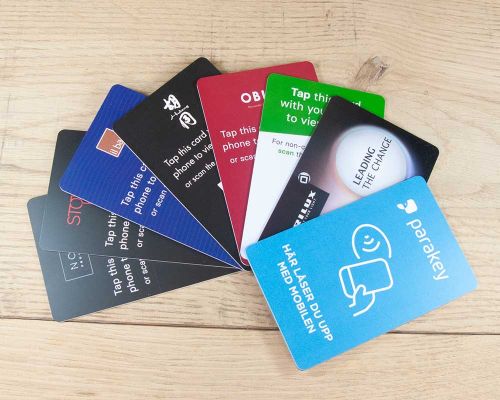 Image of Custom PVC Card NTAG213 NFC Tag