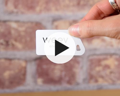 Side view of the NFC Premium NFC Keycard