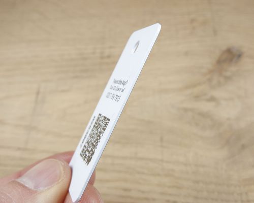 Close up image of an NFC Classic NFC Keycard