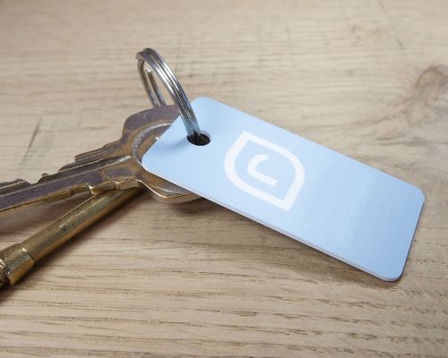 Detail of an NFC Classic NFC Keycard