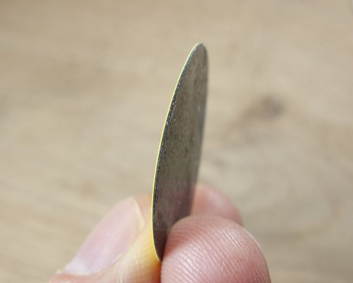 Close up image of an NFC Premium On-Metal NFC Labels