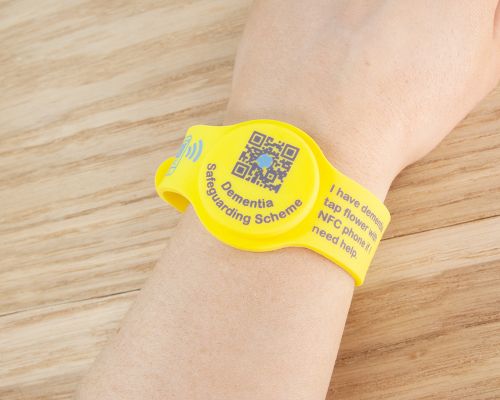 Image of Adjustable Watch-Style NFC Wristband NFC Tag