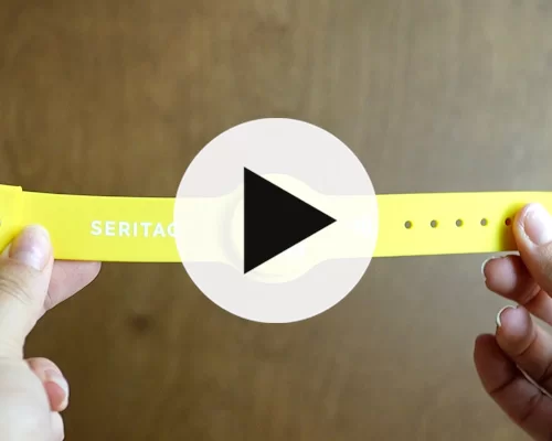 video of Adjustable Watch-Style NFC Wristband