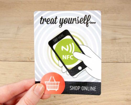 Detail of an NFC NFC Window Stickers
