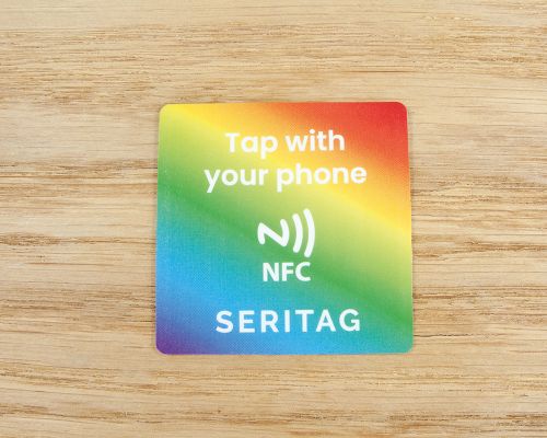 Side view of the NFC NFC Window Stickers