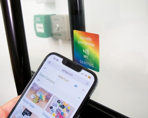 Image of NFC Window Stickers NFC Tag