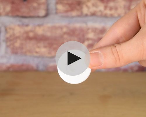 Side view of the NFC Warehouse Tag White